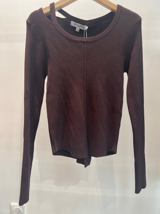 Pull col lacet DS2327
