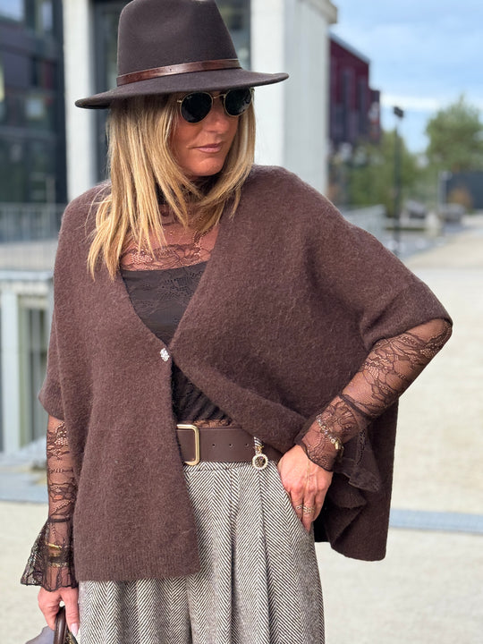 Pull/gilet bouton bijoux 5054