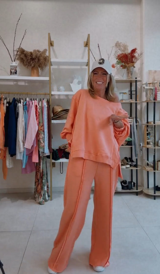 Ensemble jogging Orange