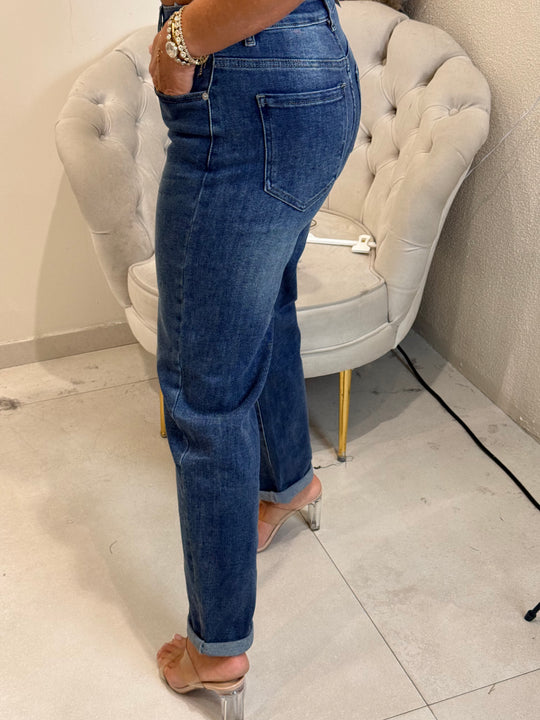 Jean mom Bleu Y3352-8