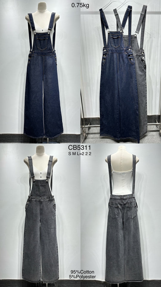 Salopette jean bleu 5311
