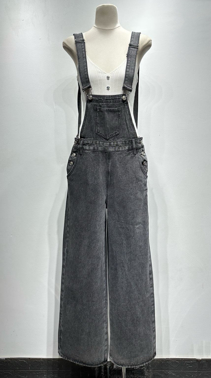 Salopette jean gris 5311