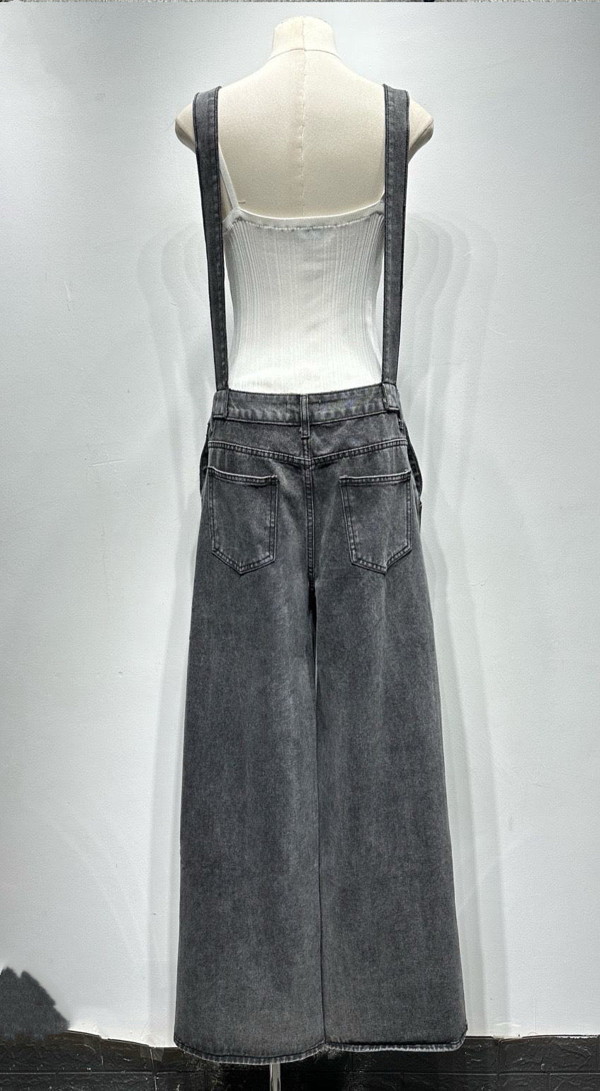 Salopette jean gris 5311