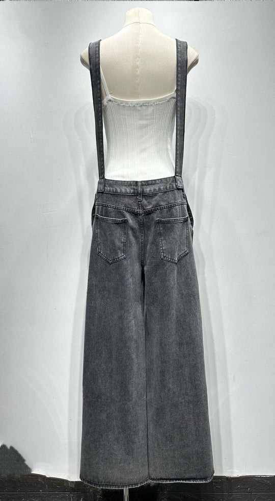 Salopette jean gris 5311