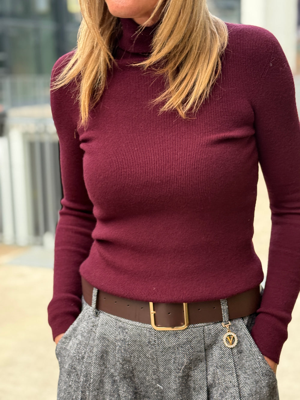 Pull col roulé manica 1050