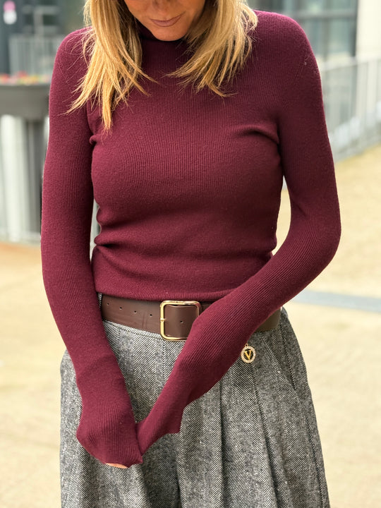 Pull col roulé manica 1050