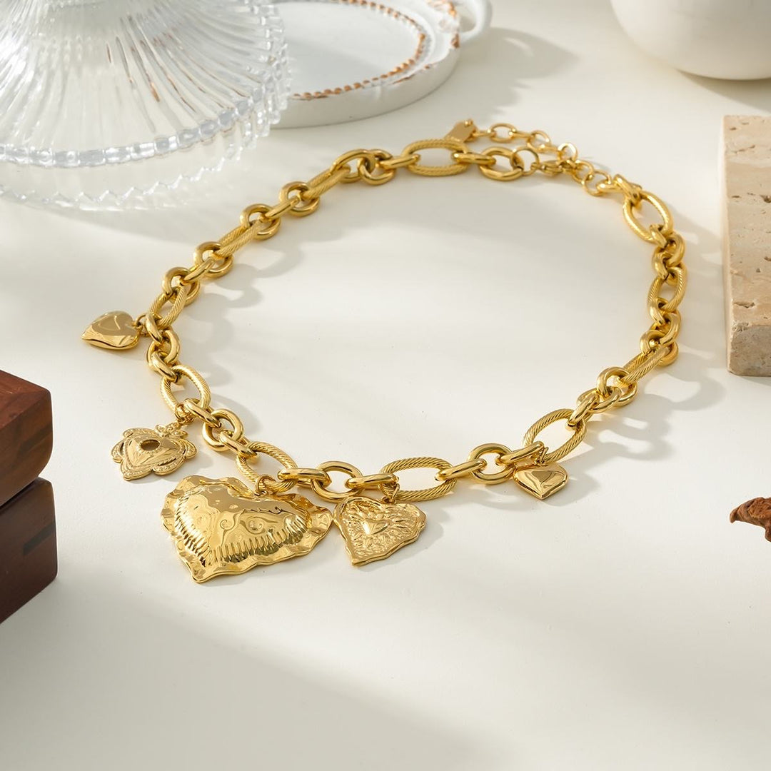 Collier chaîne cœur