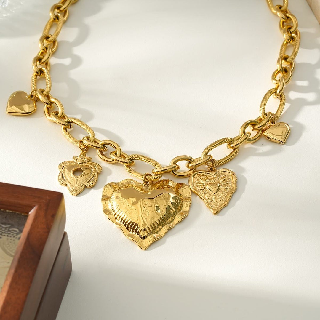 Collier chaîne cœur
