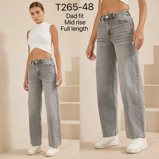 Jean droite gris T265 (taille petit )