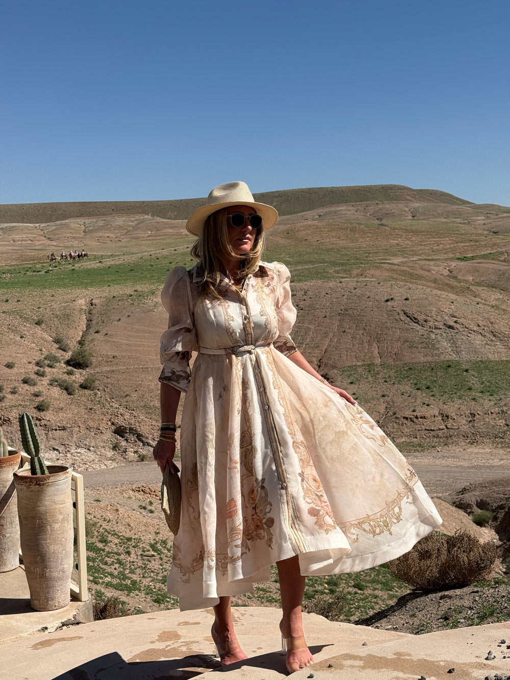 Robe bohème imprimée 12799