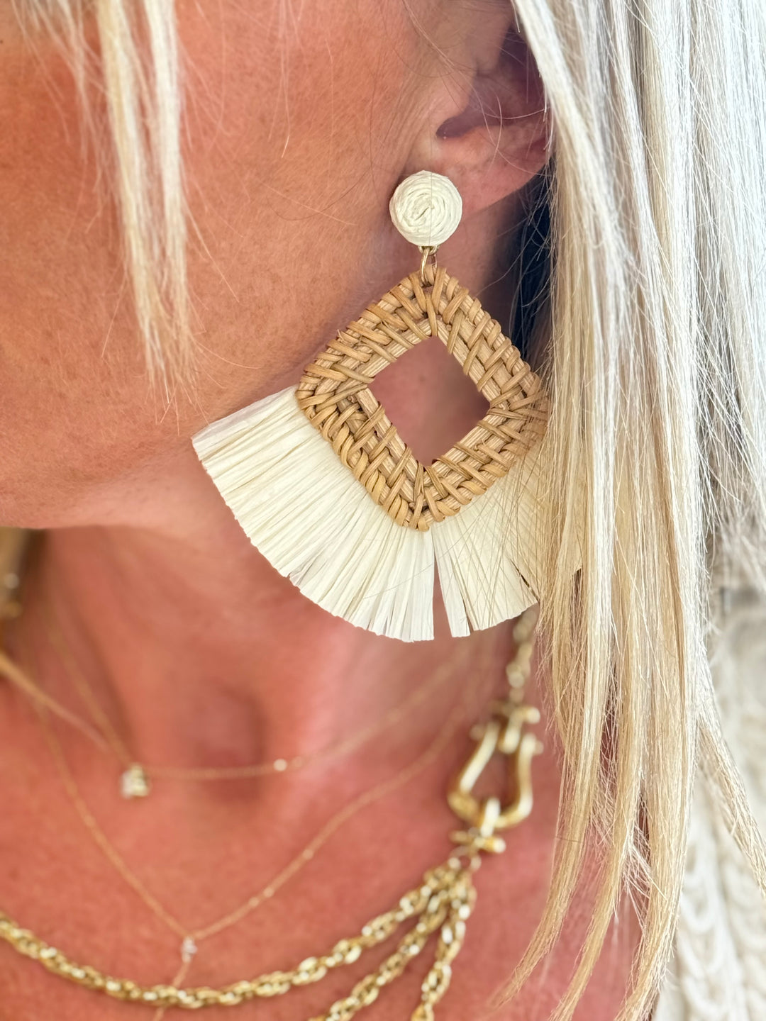 Boucles d’oreilles éventail