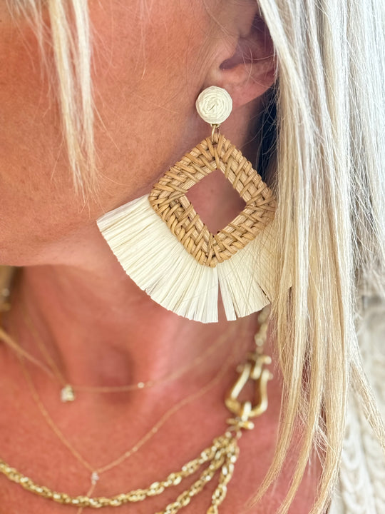 Boucles d’oreilles éventail