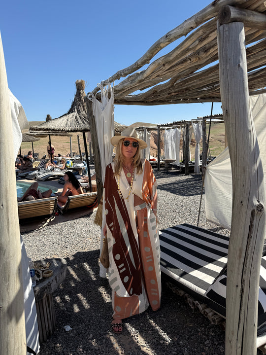 Ensemble KIMONO + pantalon orange LOUPINA S26