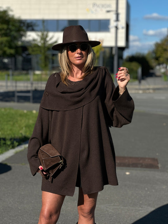 Pull poncho boutons 8965