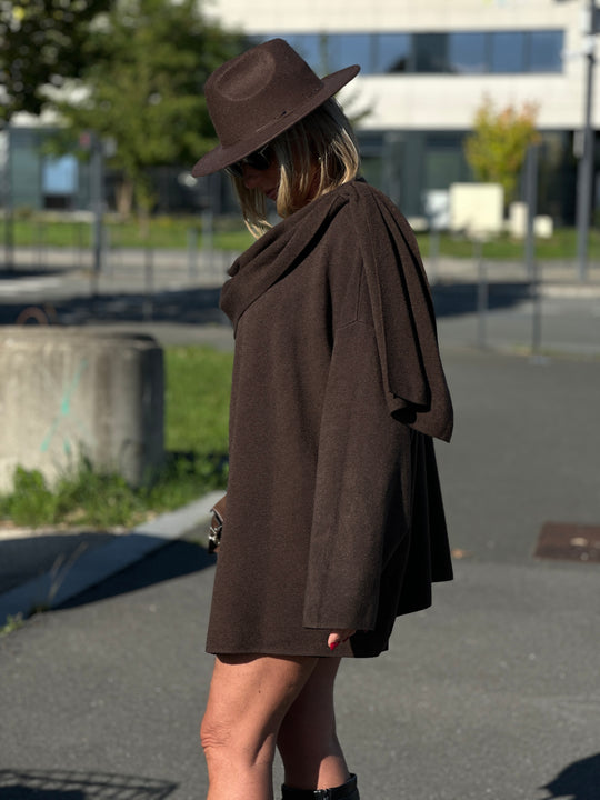 Pull poncho boutons 8965