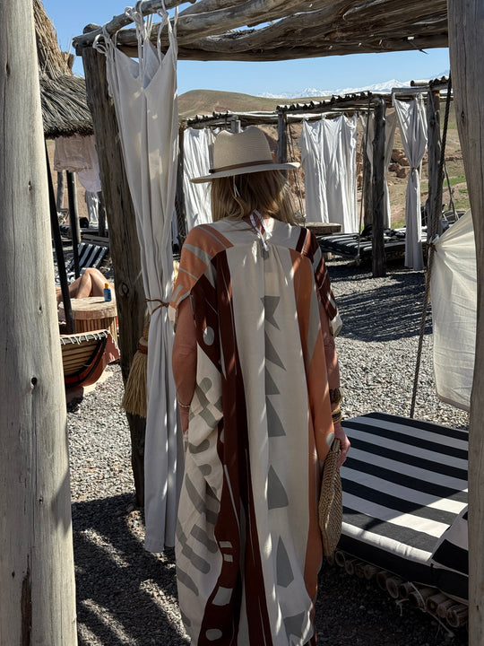 Ensemble KIMONO + pantalon orange LOUPINA S26