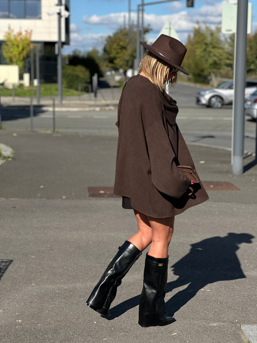 Pull poncho boutons 8965