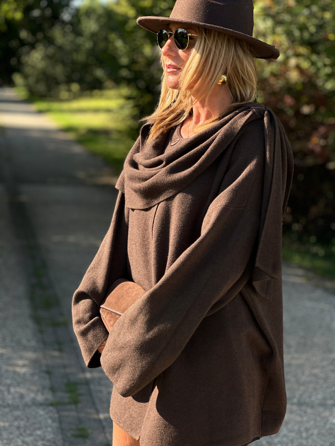 Pull poncho boutons 8965