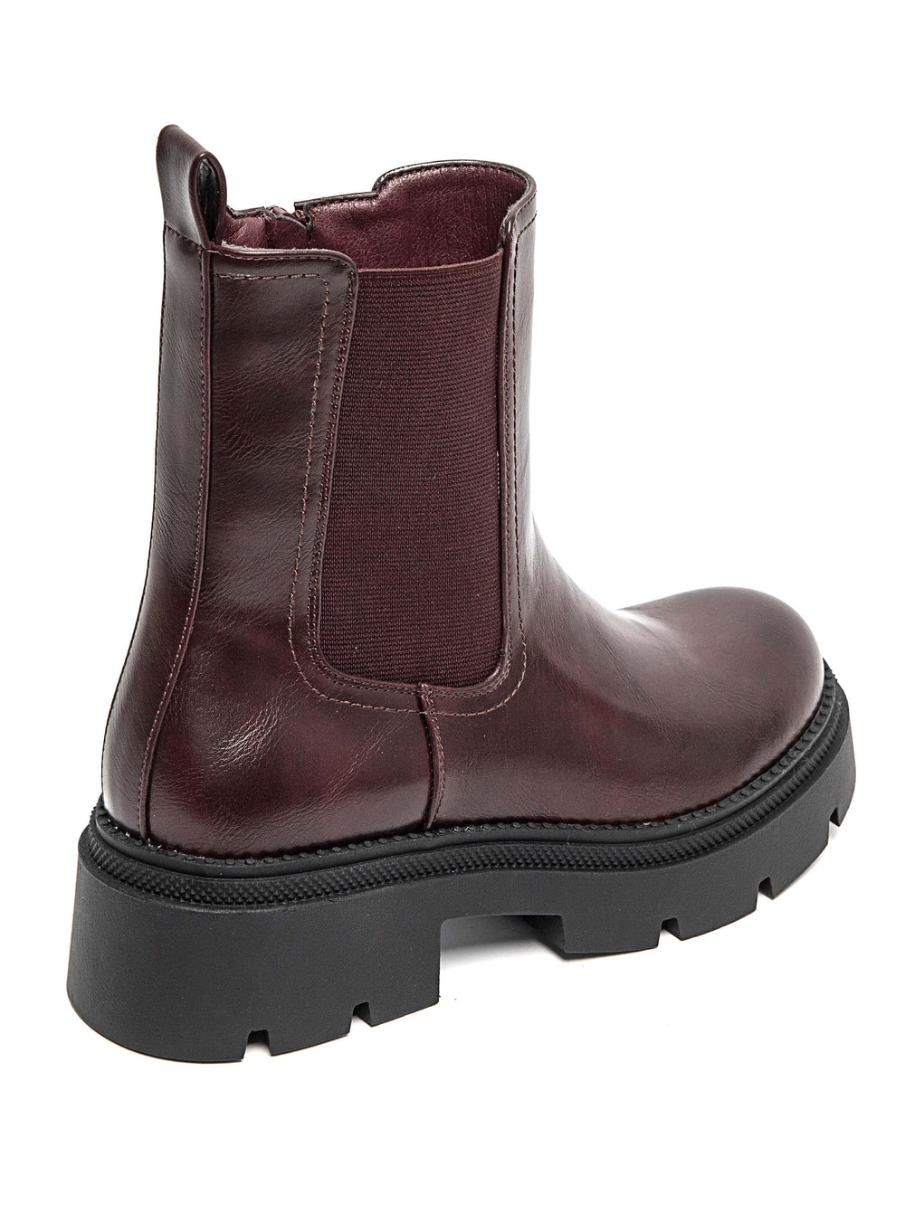 Bottines basses bordeaux semelle 5863