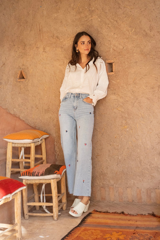 Jean bleu 812 (taille petit )
