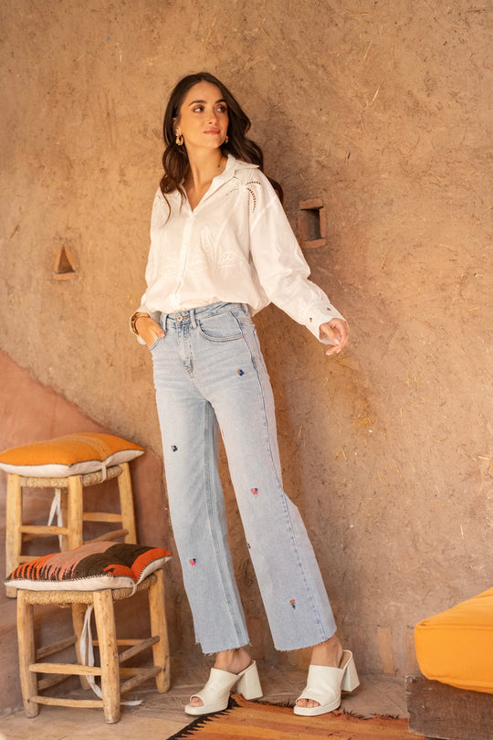 Jean bleu 812 (taille petit )