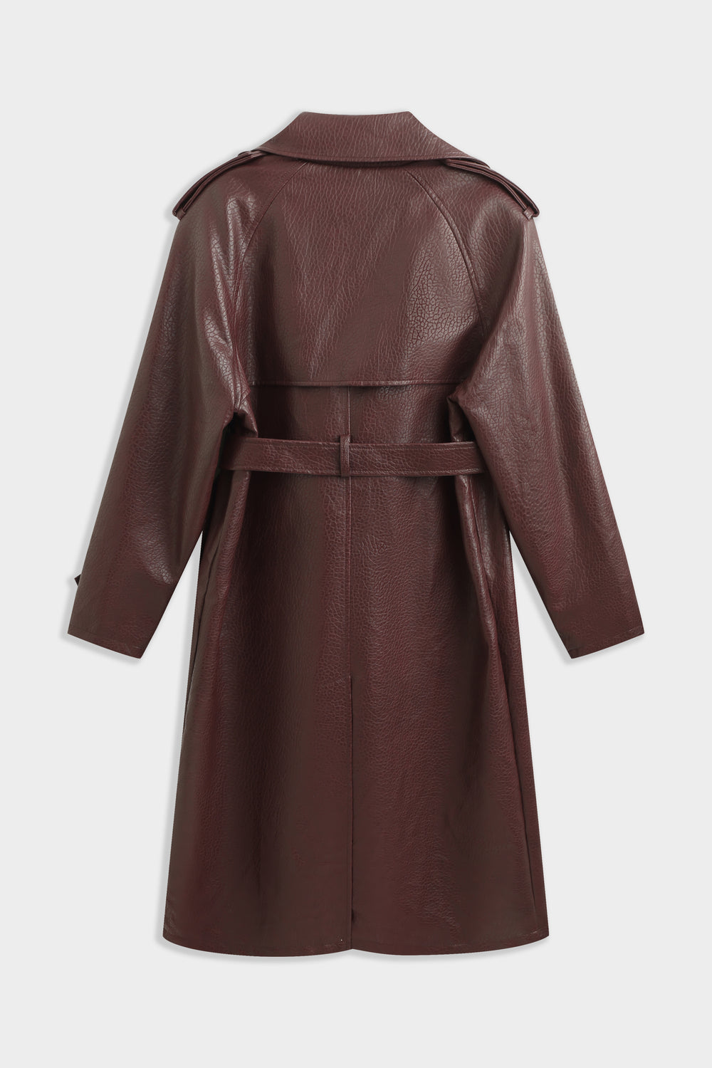 Trench similicuir Bordeaux 2189