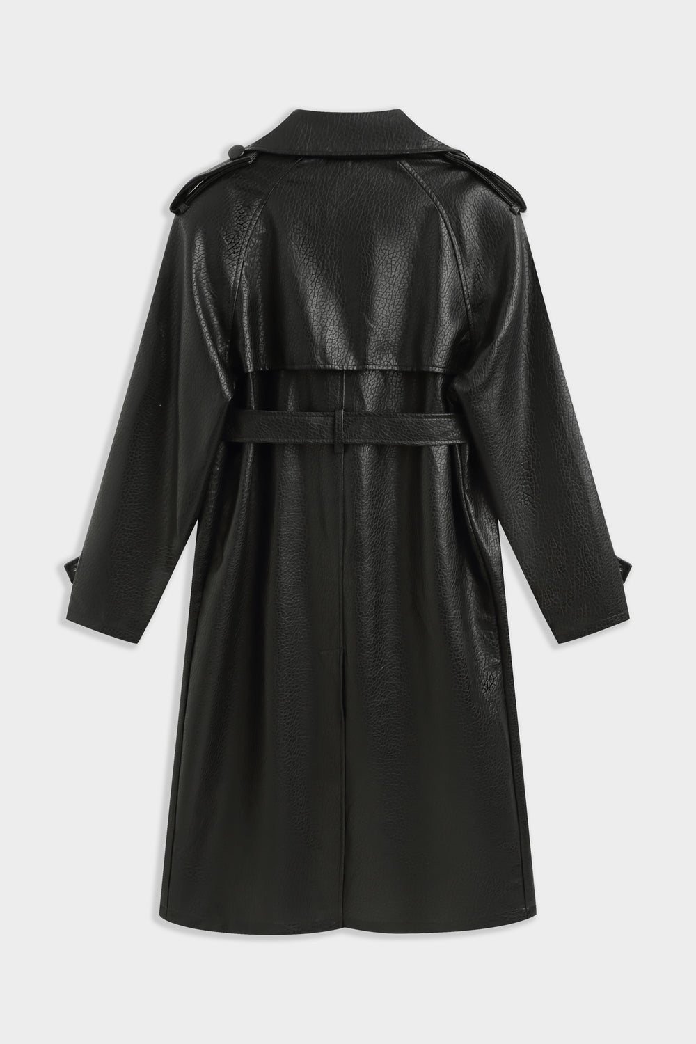 Trench similicuir Noir 2189