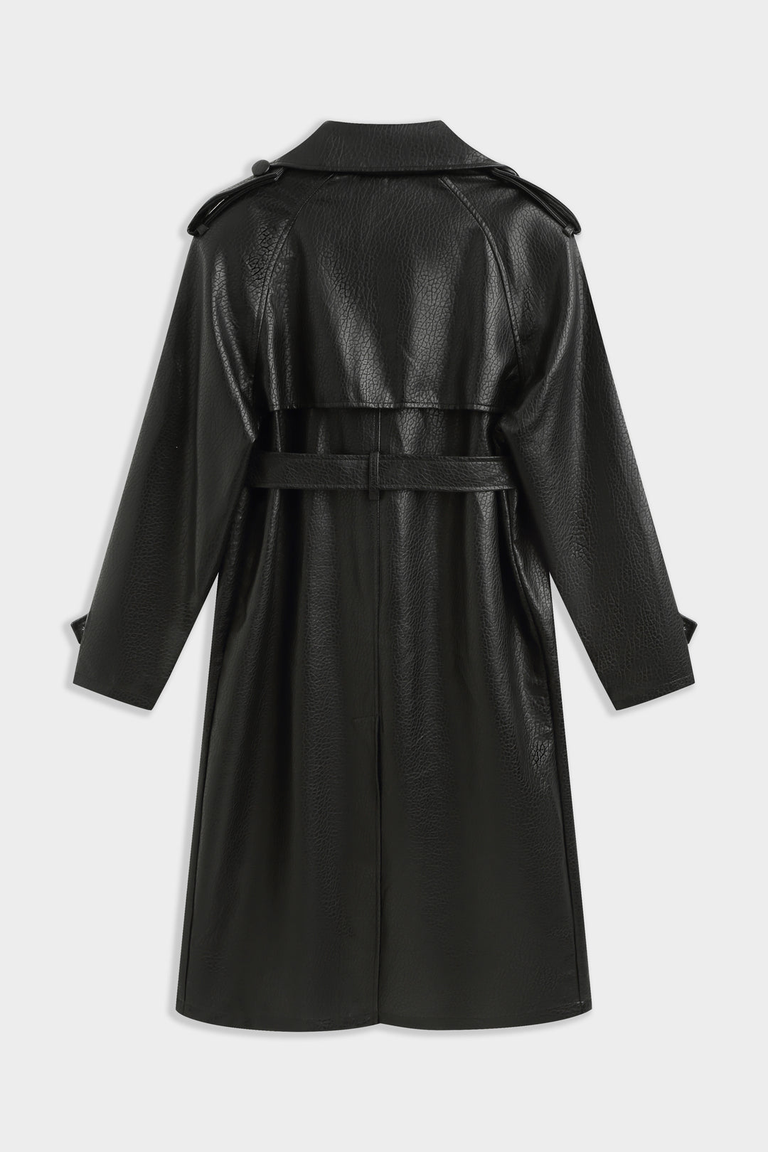 Trench similicuir Noir 2189