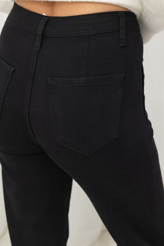 Jean Noir bouton argenté 77079
