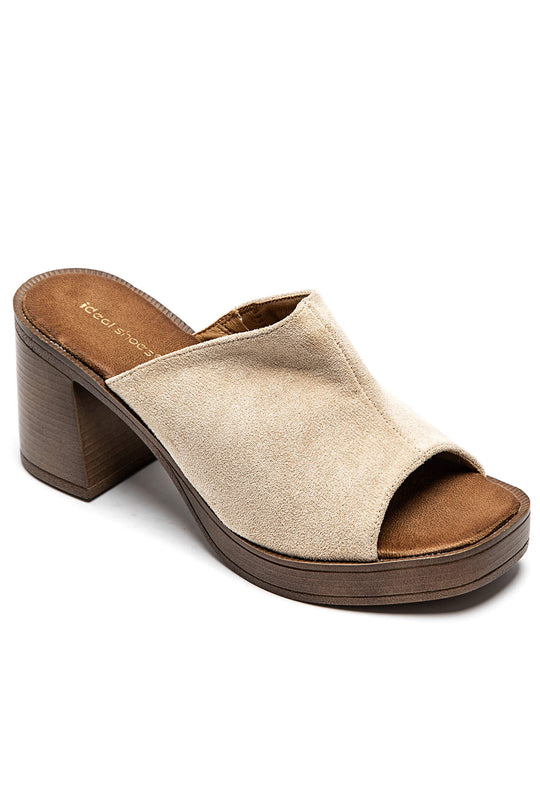 Sabot daim beige /8242