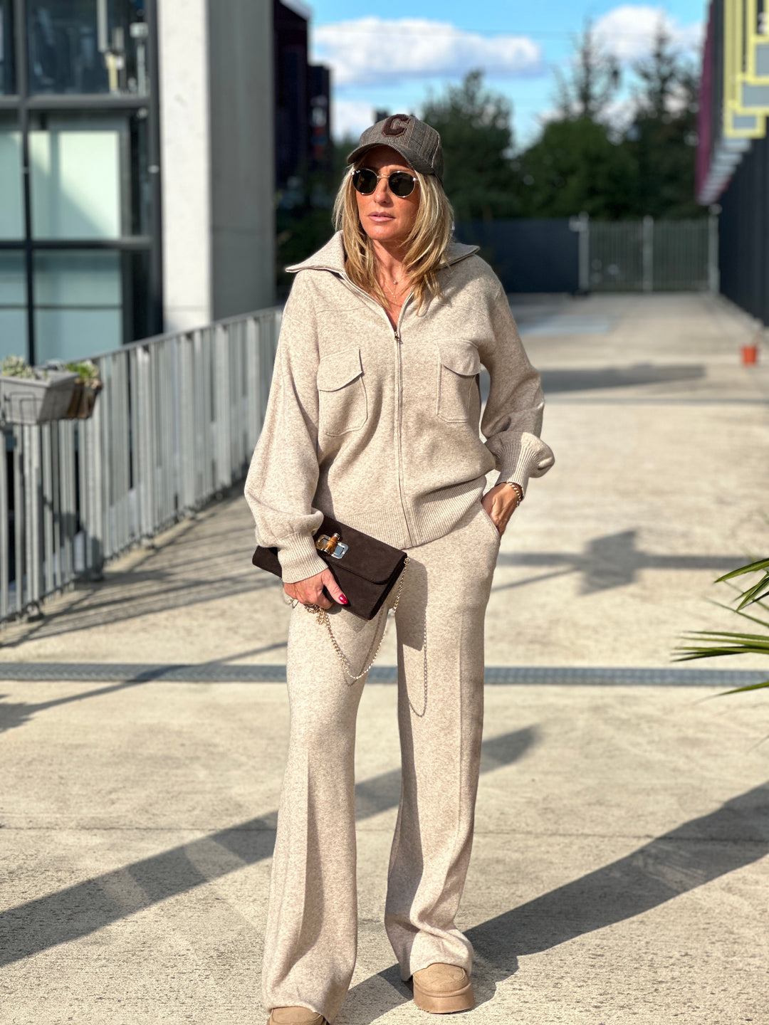 Gilet zip col cheminée poches 8930