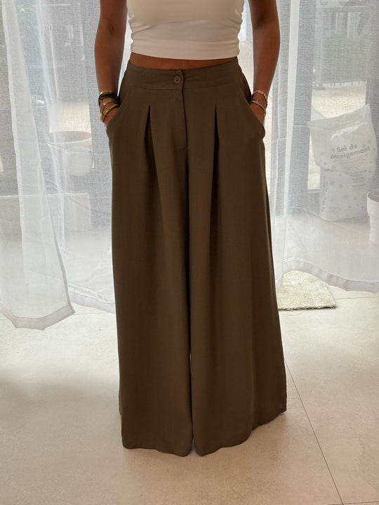Pantalon Tres Évasé Mocha 11576P