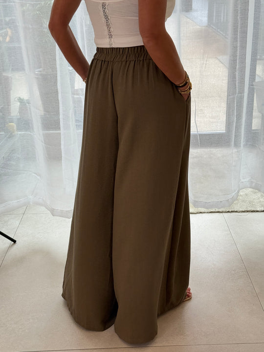 Pantalon Tres Évasé Mocha 11576P
