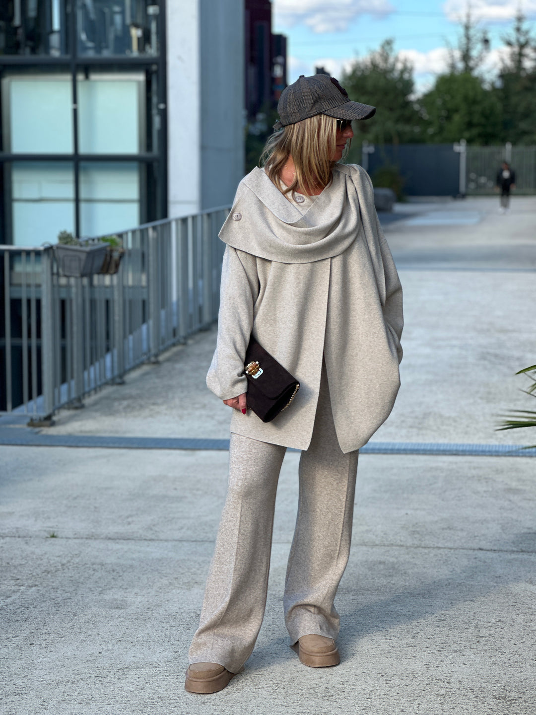 Pull poncho boutons 8965