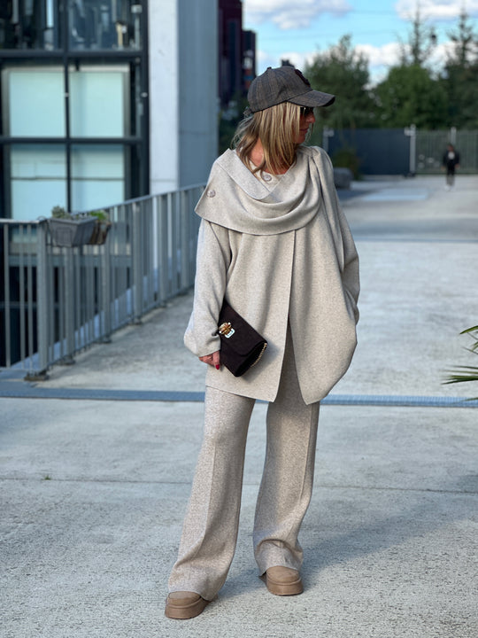 Pull poncho boutons 8965