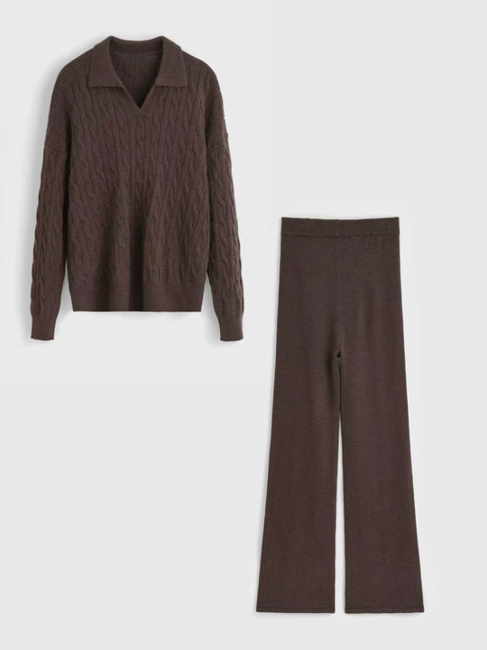 Ensemble maille pantalon QT91039