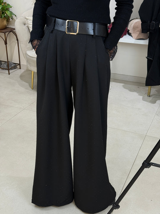 Pantalon pince strass