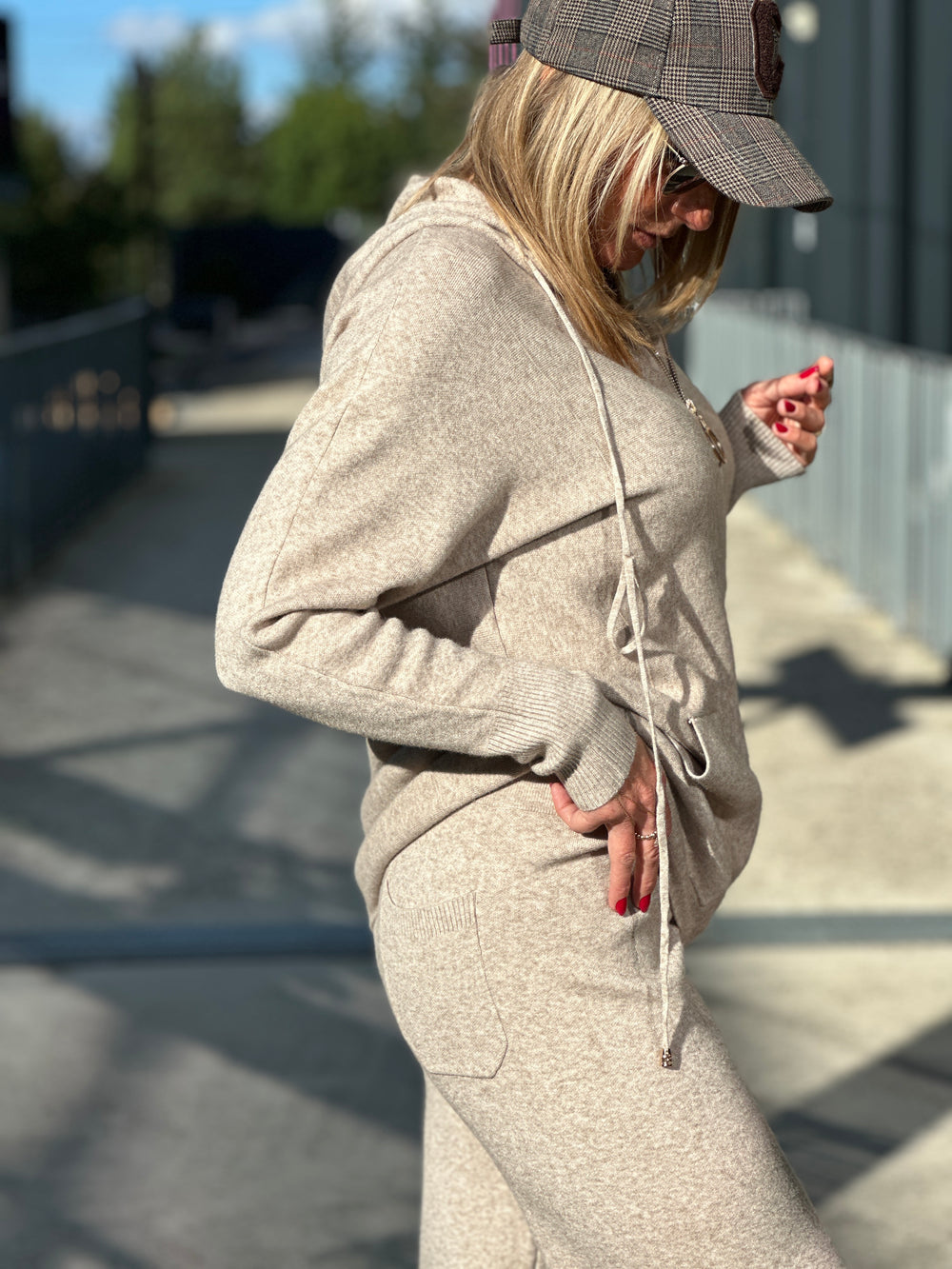 Ensemble Gilet zip capuche et poches 8971A+b