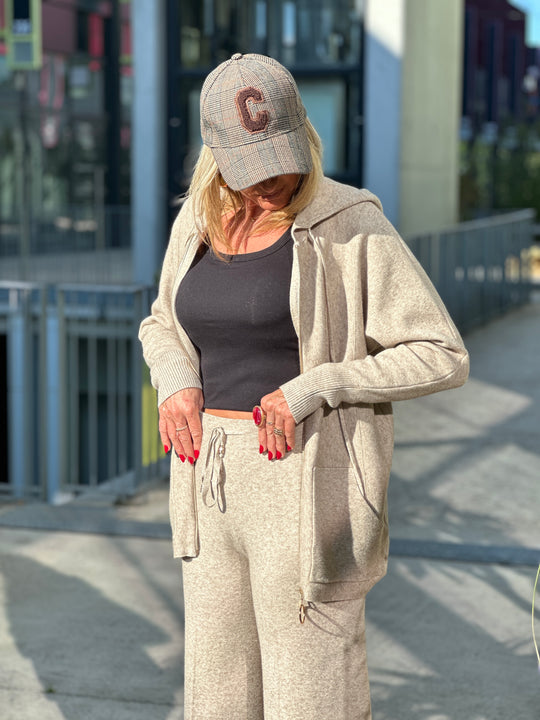 Ensemble Gilet zip capuche et poches 8971A+b