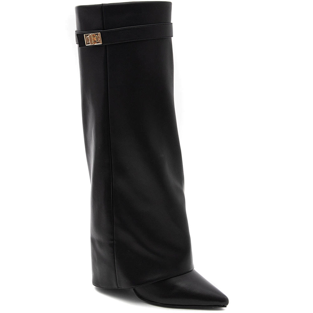 Bottes similicuir Noir 8623