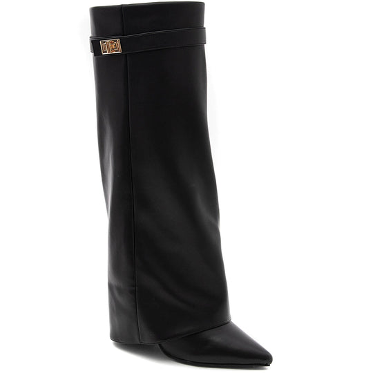 Bottes similicuir Noir 8623