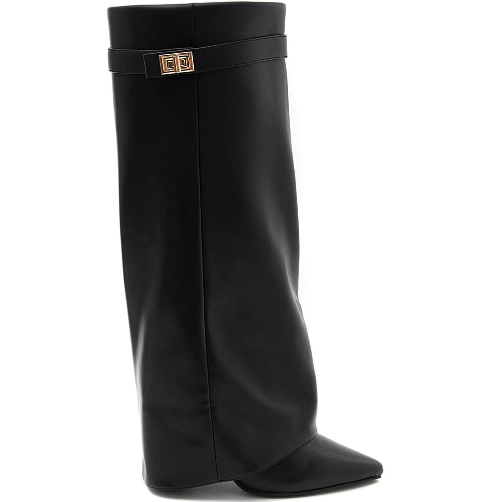 Bottes similicuir Noir 8623