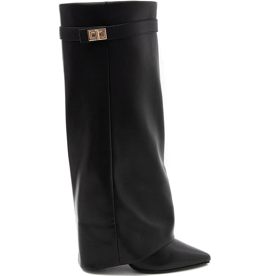 Bottes similicuir Noir 8623