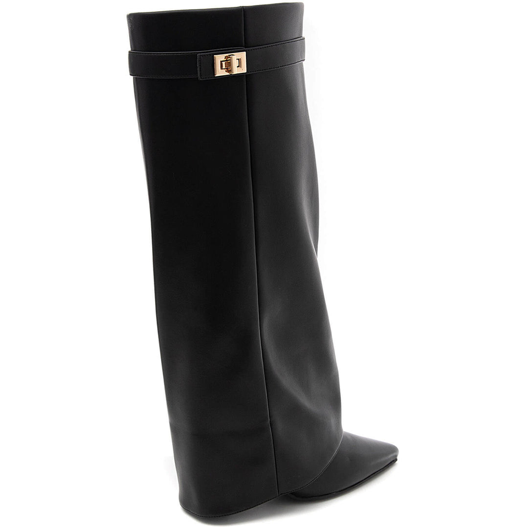 Bottes similicuir Noir 8623
