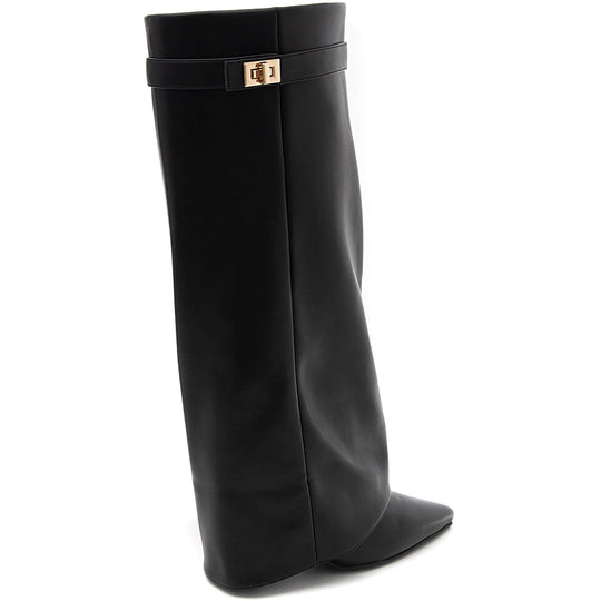 Bottes similicuir Noir 8623