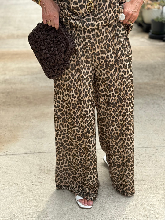 Ensemble lurex léopard
