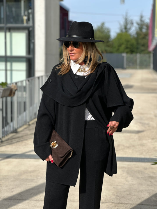 Pull poncho boutons 8965