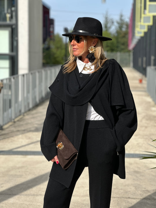 Pull poncho boutons 8965