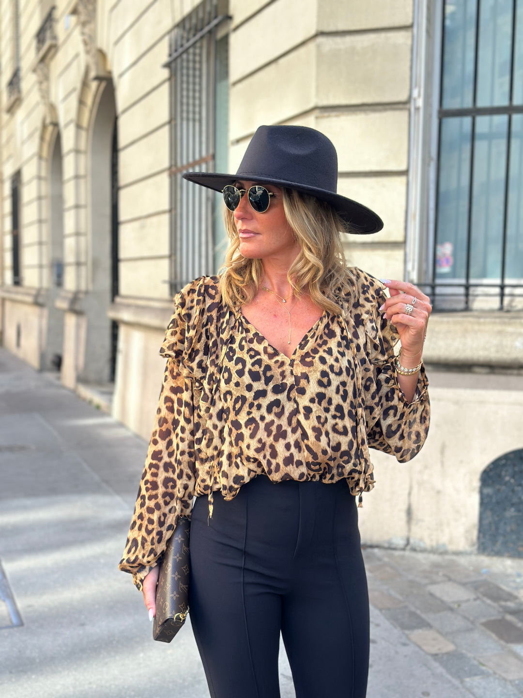 Chemise léopard M7229