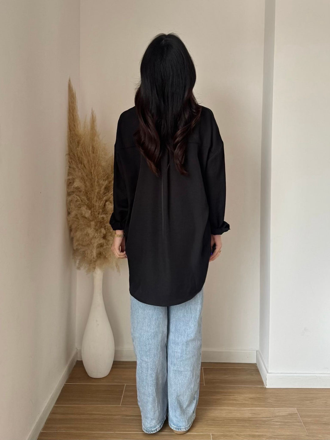 Chemise fluide Noir PF313